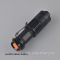 LED Zoom Mini Pocket Ultraviolet Lampu Obor